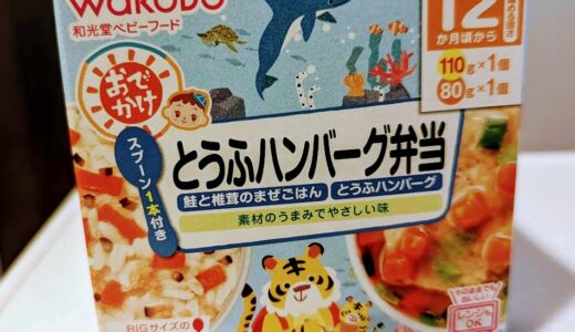 【離乳食完了期】和光堂　BIGサイズの栄養マルシェ おでかけとうふハンバーグ弁当