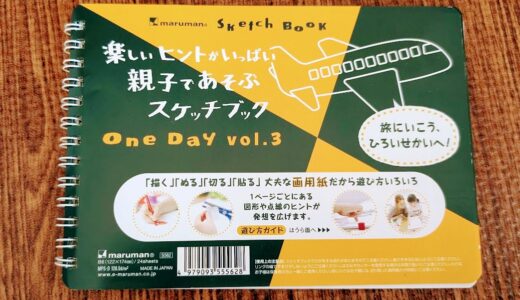 下書きのあるスケッチブック『マルマン スケッチブック OneDay 図案 B6 Vol3』