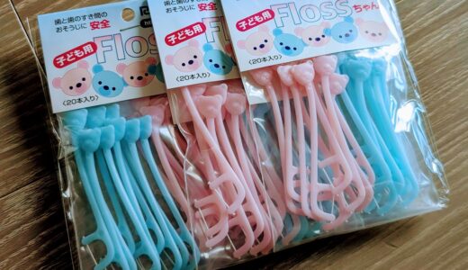 【2歳10ヶ月】フロスを使い始めました「フロスちゃん」