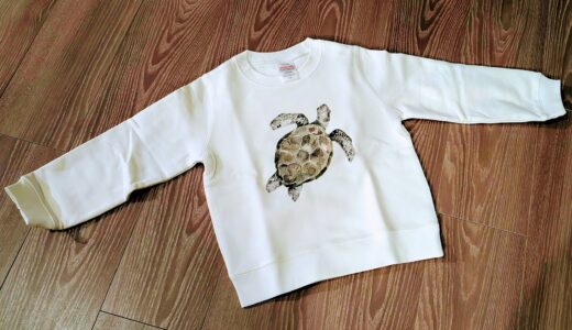 【亀トレーナー】身長90cmの子に110cmを買ってみた。使ってみた感想