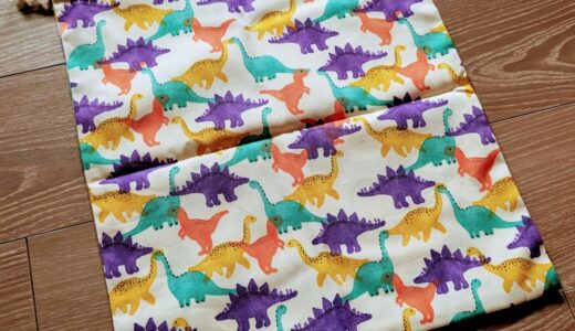 【幼稚園・保育園準備】着替え・体操服入れ