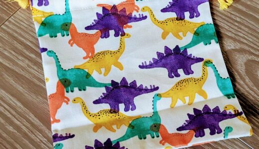 ついで買いしちゃった巾着袋（小）も可愛い