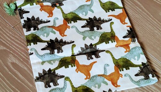 【幼稚園・保育園準備】上履き用巾着袋を買い直しました